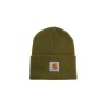 beanie hat with logo patch