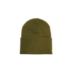 beanie hat with logo patch