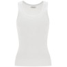 ribbed sleeveless top with