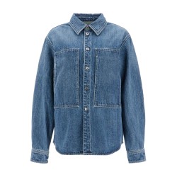 denim overshirt