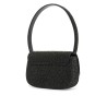 1dr leather shoulder bag with dry finish