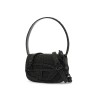 1dr leather shoulder bag with dry finish