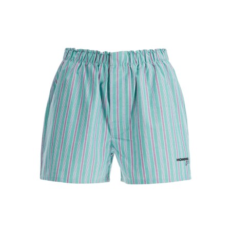 striped oxford shorts for men and