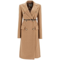 double-breasted cashmere blend coat