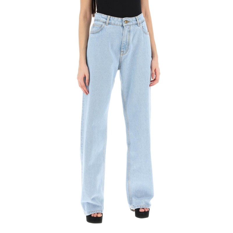 low-waisted baggy jeans