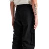 twill cargo pants in italian