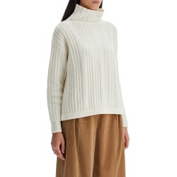 in wool and cashmere sweater