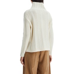 in wool and cashmere sweater