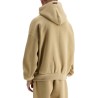 hooded sweatshirt with half zip