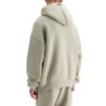 hooded sweatshirt with half zip