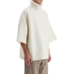 "oversized high-neck t