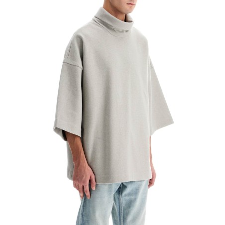 "oversized high-neck t