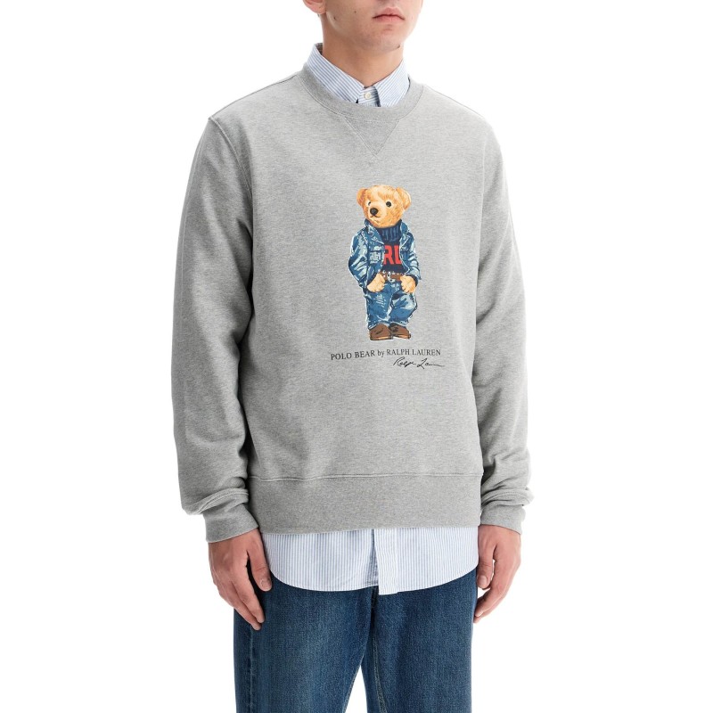 polo bear crewneck sweat