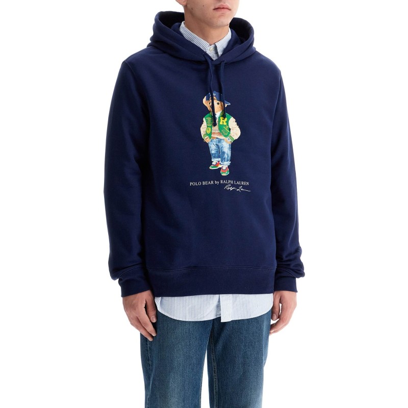 polo bear hooded sweatshirt