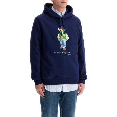 polo bear hooded sweatshirt