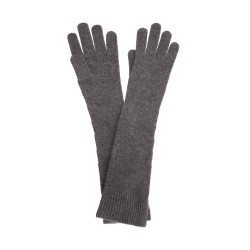 long wool and cashmere gloves