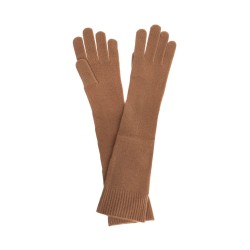 long wool and cashmere gloves