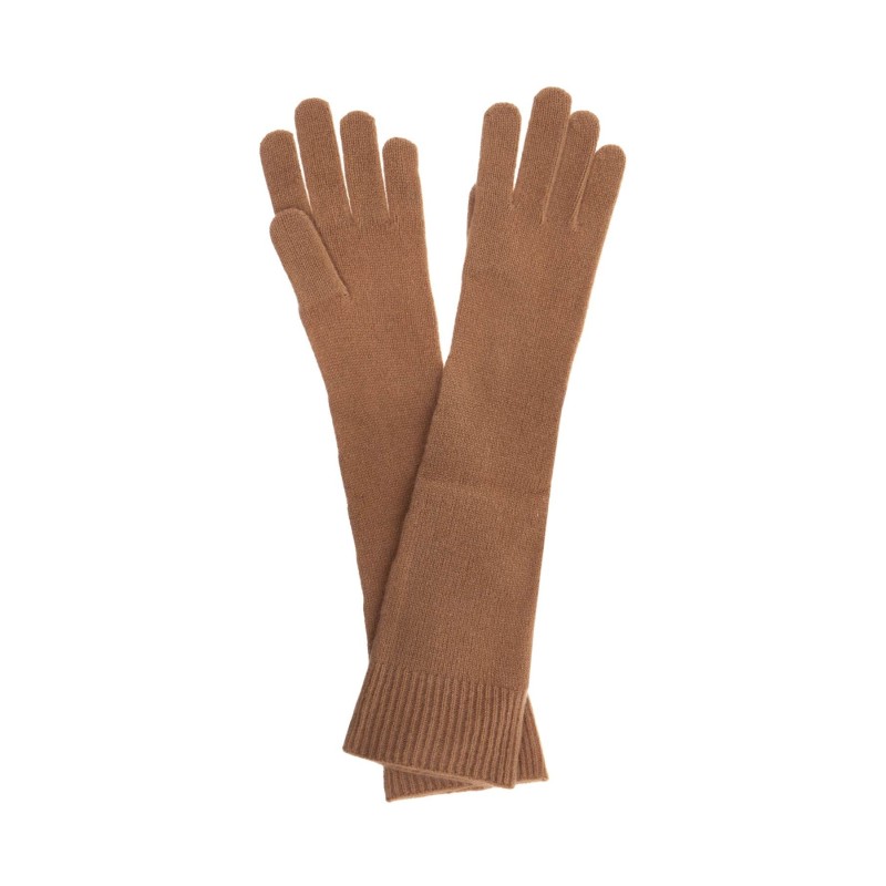 long wool and cashmere gloves