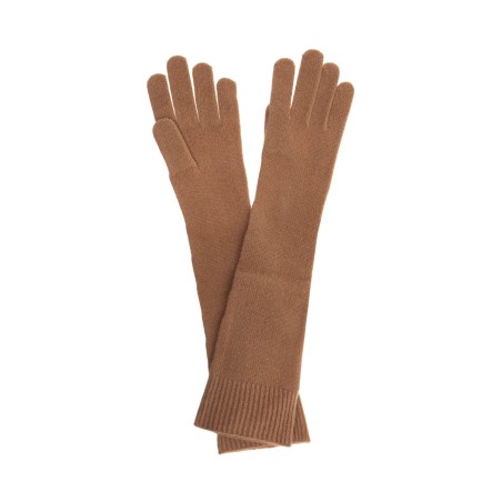 long wool and cashmere gloves