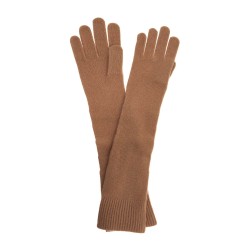 long wool and cashmere gloves