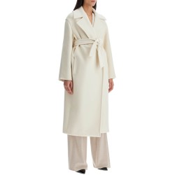 alpaca, wool and cashmere robe coat