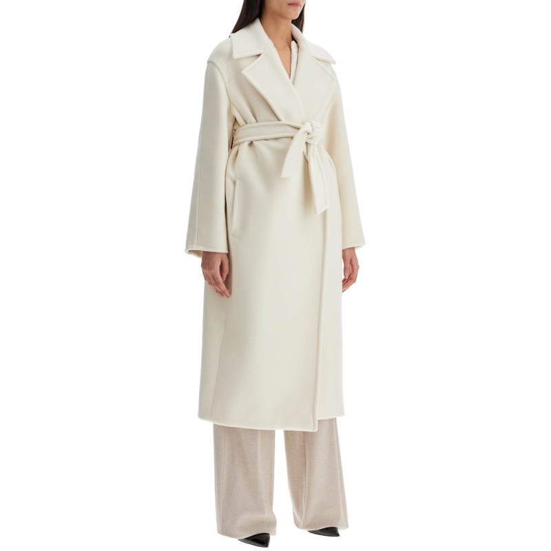 alpaca, wool and cashmere robe coat