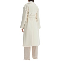 alpaca, wool and cashmere robe coat