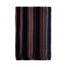 multicolored striped wool scarf