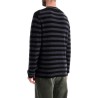 striped wool and mohair blend pullover