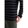 striped wool and mohair blend pullover