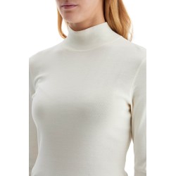 lightweight jersey top with turtle neck