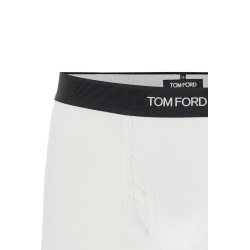 cotton bi-pack boxer briefs with logo band