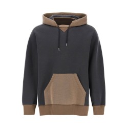 hooded sweatshirt with reverse