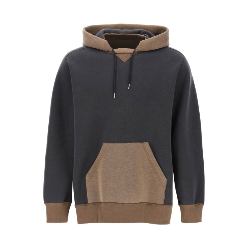 hooded sweatshirt with reverse