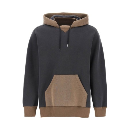 hooded sweatshirt with reverse