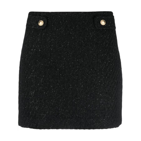 Tweed mini skirt