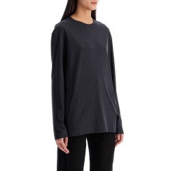 long-sleeved silk t-shirt for