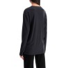 long-sleeved silk t-shirt for