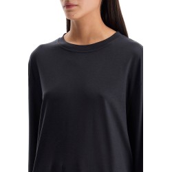 long-sleeved silk t-shirt for