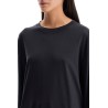 long-sleeved silk t-shirt for