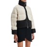 color block down jacket