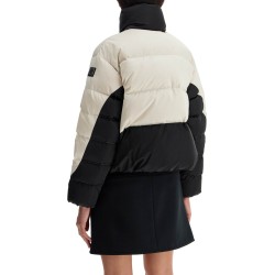 color block down jacket