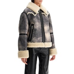 lessie faux shearling jacket