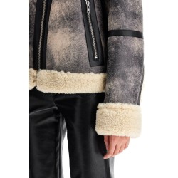 lessie faux shearling jacket