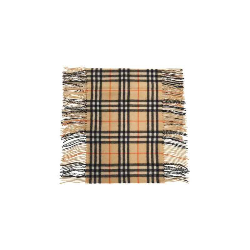 unisex burberry check cashmere scar