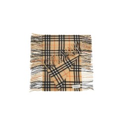 unisex burberry check cashmere scar