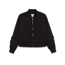 L/s quilted stack logo bomber