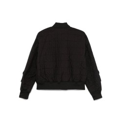 L/s quilted stack logo bomber