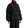 short oversized down jacket