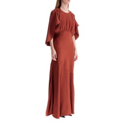 maxi dress eden with cape sleeves